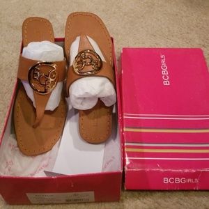 Leather BCBG Sandles